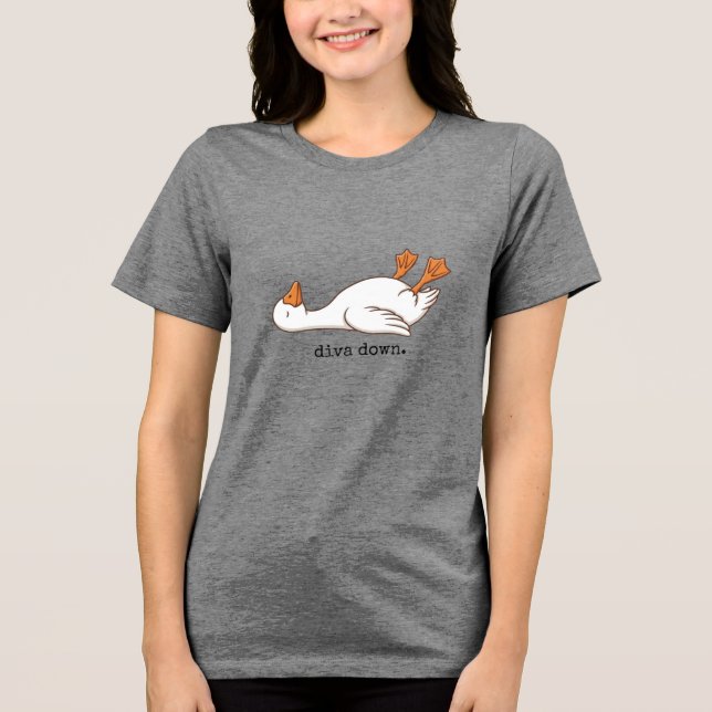 Camiseta Pata Chata Diva Divertida  (Frente)