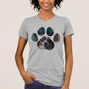 Camiseta Pata De Cachorro Com Amor