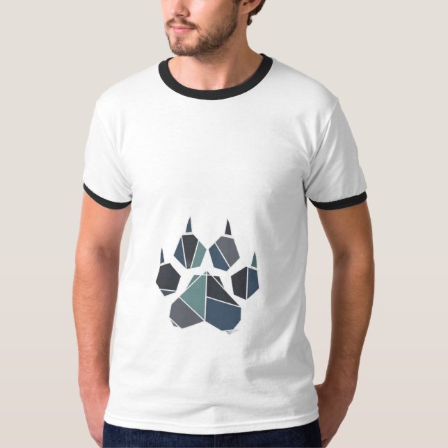 Camiseta Pata de Cachorro Robótico (Frente)