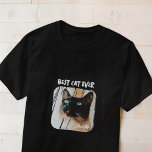 Camiseta Pata de Foto Legal Moderna do Gato de Pet<br><div class="desc">Esta design simples e moderna é composta por uma tipografia moderna e simples de escrita lúdica. Adicione fotos personalizadas.</div>