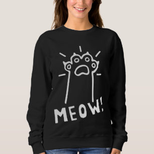 Camiseta Pata De Gato De Miau - Gato De Gato E Gato De Gato