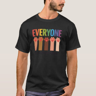 Camiseta Pata de Gato, Todos São Bem-Vindos Aqui Professor