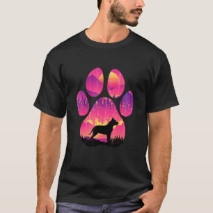 Camiseta Pata de Pitbull Mãe Cão Pai Cachorro Sobremesa Hom