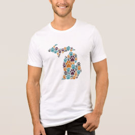 Camiseta Pata do Michigan Imprime Bella+Canvas