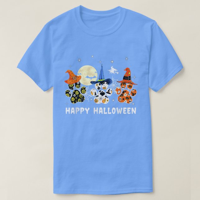 Camiseta Pata Engraçada Imprime Cachorro das Bruxas (Frente do Design)