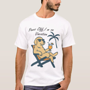 Camiseta Pata fora Estou no Cão de Férias
