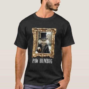 Camiseta Pata Humbug Gato Divertido Natal Pet Férias Fantas