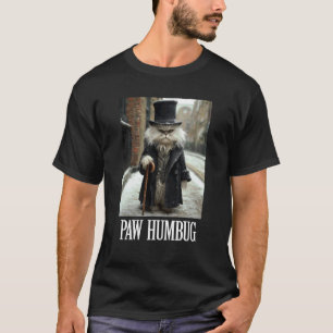 Camiseta Pata Humbug Gato Divertido Natal Pet Férias Foto S