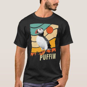Camiseta Pata-Pino-do-Atlântico Estilo Retro Estilo Oceano