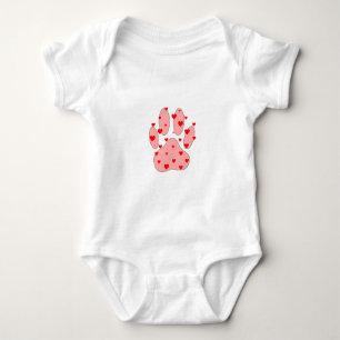 Camiseta Pata Rosa Imprimida Com Corações