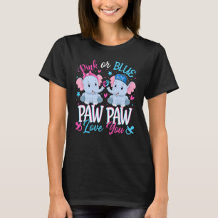 Camiseta Pata Rosa Ou Azul Te Ama Elefantes Bebê Gend