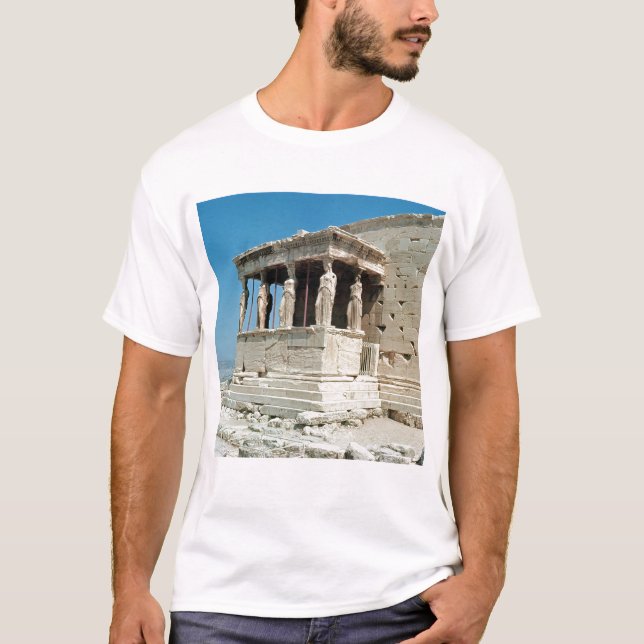 Camiseta Patamar das donzelas, Erechtheion, c.421-405 BC (Frente)
