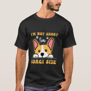 Camiseta Patas divertidas e descoladas Não sou baixo, sou d