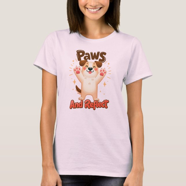 Camiseta Patas E Cachorro Refletor (Frente)