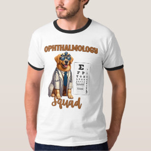 Camiseta Patas e Visão Esquadrão de Oftalmologia Animal
