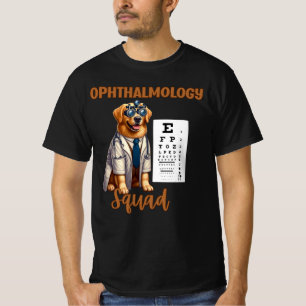 Camiseta Patas e Visão Esquadrão de Oftalmologia Animal