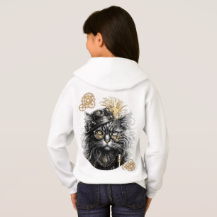 Camiseta Patas Espirituosas O Gato Funky Steampunk
