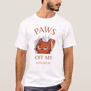 Camiseta Patas Fora da Minha Cozinha! - Pickleball de Gato