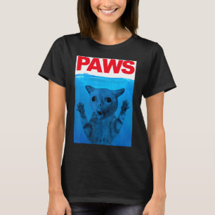 Camiseta Patas Memória Gato Gato Gato Gato Gato Pais Mãe