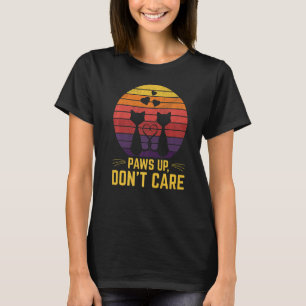 Camiseta Patas Não se importam com Casais de gatos Gatinho