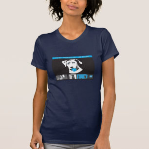 Camiseta Patas para o salvamento do cão das casas - senhor