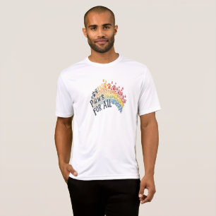 Camiseta Patas para Todos – Unidade da Pegada de Pata Arco-