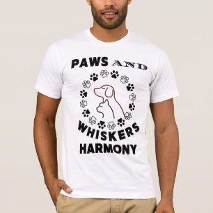 Camiseta Patas Unidas em um Círculo de Amor"