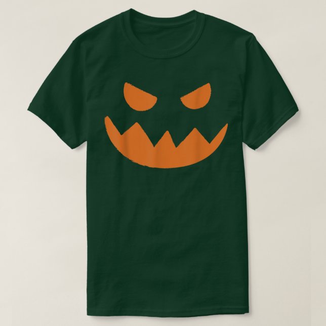 Camiseta Patc de Abóbora do Festa de Halloween do Spookie J (Frente do Design)