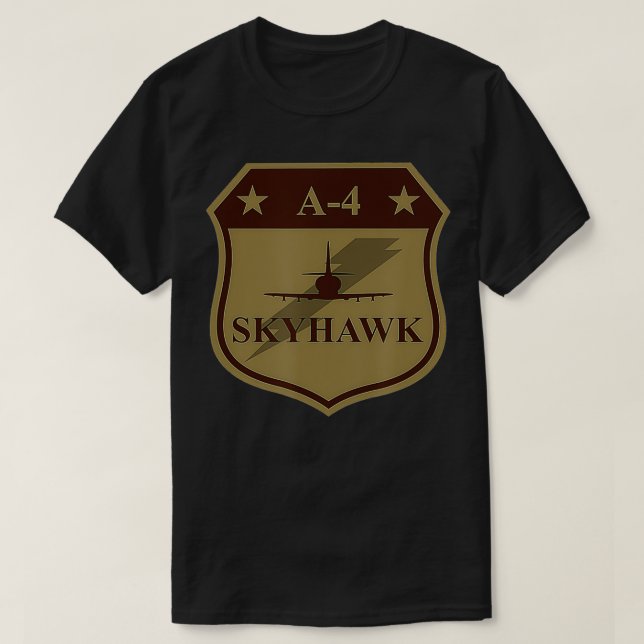 Camiseta Patch A4 Skyhawk (subjugado) (Frente do Design)
