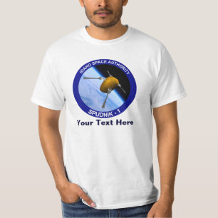 Camiseta Patch da Missão de Satélite Idaho Spudnik