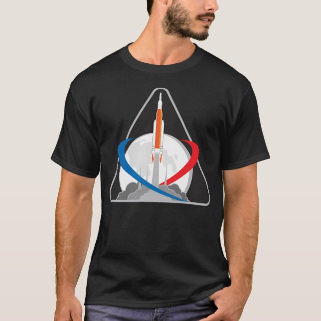 Camiseta Patch da Missão Nasa Artemis 1 (Frente)