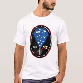 Camiseta Patch de Missão do Telescópio Espacial Hubble STS 