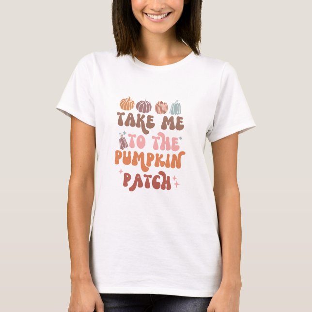Camiseta Patch de Pumpkin da Cotação do Pumpkin de Quota de (Frente)