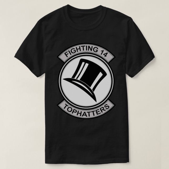 Camiseta Patch do Esquadrão de Tofatters VF14 (Frente do Design)