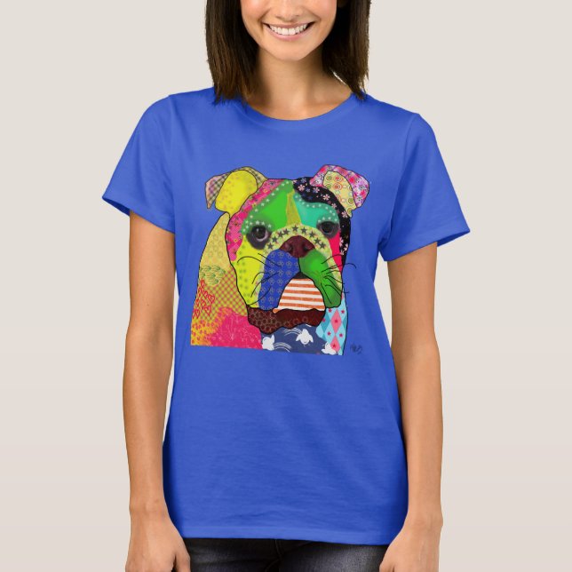 Camiseta Patchwork Bulldog (Frente)