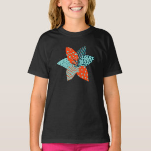 Camiseta Patchwork Flor Summer Kids Girls