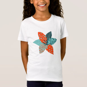 Camiseta Patchwork Flor Summer Kids Girls