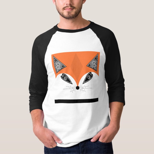 Camiseta Patchwork Fox, apique Fox, Fox (Frente)