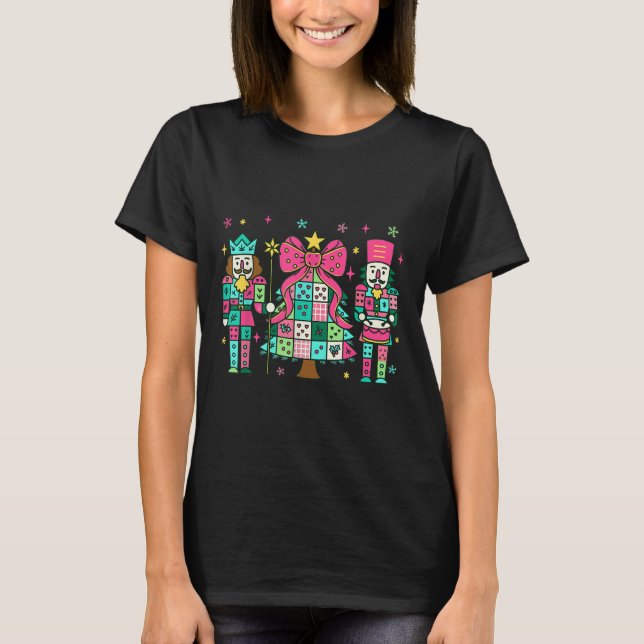 Camiseta Patchwork Nutcracker Árvore de Natal Nk Nutcracker (Frente)