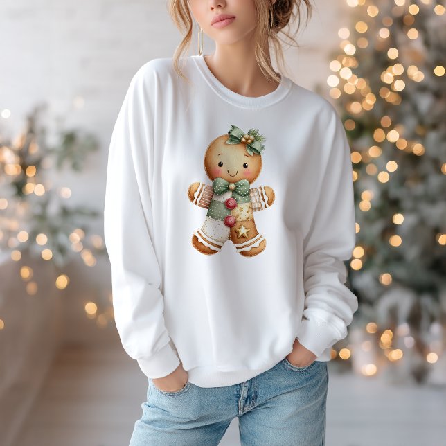 Camiseta Patchwork Snowman Christmas (Criador carregado)