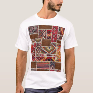 Camiseta Patchwork tradicional de tapete: decorativa de tap