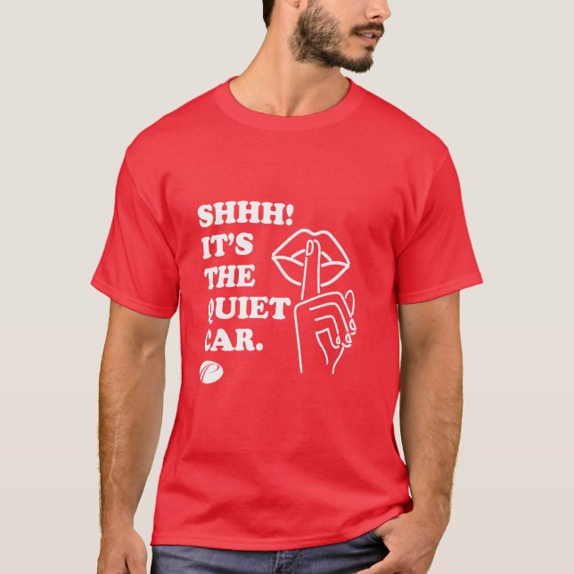CAMISETA PATCO "SHHH! É O CARRO QUIETO" (Frente)