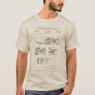 Camiseta Patente dos EUA - Projétil de Foguete