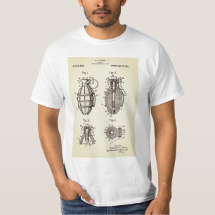 Camiseta Patente Vintage Grenade
