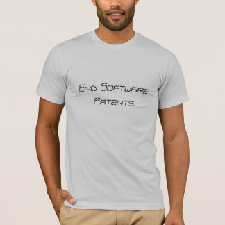 Camiseta Patentes do software da extremidade