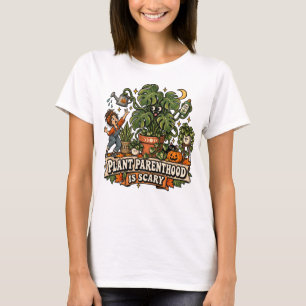 Camiseta Paternidade das Plantas É Assustadoramente Diverti