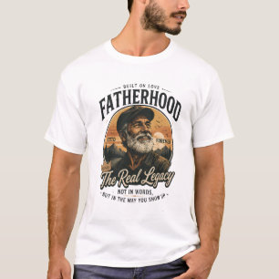 Camiseta Paternidade O Legado Real Dia dos Pais Vintage