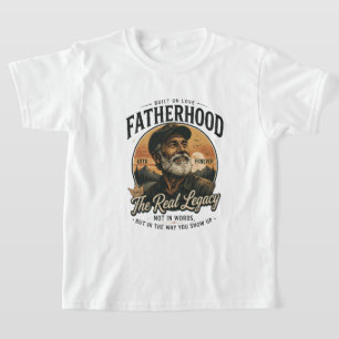 Camiseta Paternidade O Legado Real Vintage Dia dos Pais
