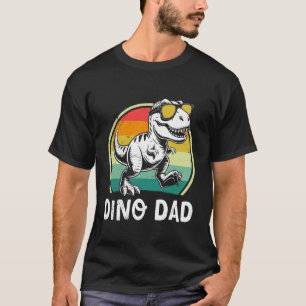 Camiseta Paternidade PAPA DINO PAI Retro Engraçado Futuro P
