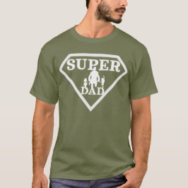 Camiseta paternidade, super Pai para super-herói, dia de os